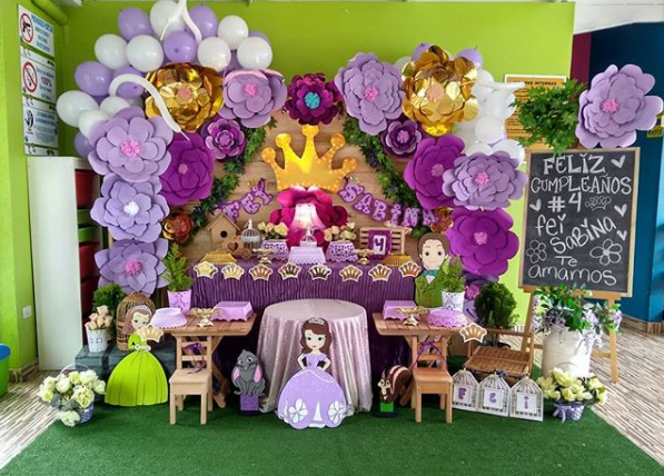 Ideas para decorar una fiesta de princesita sofia