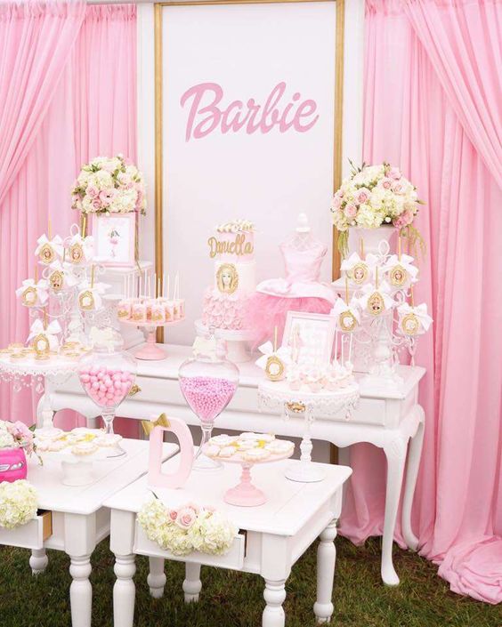 Decoracion de Barbie para cumpleanos