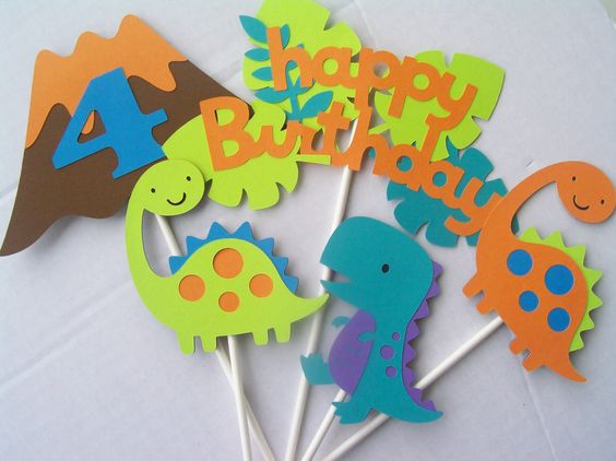 Decoración de dinosaurios para cumpleaños -