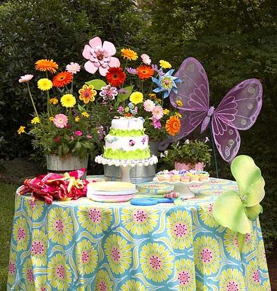 Decoración para un cumpleaños de mariposas