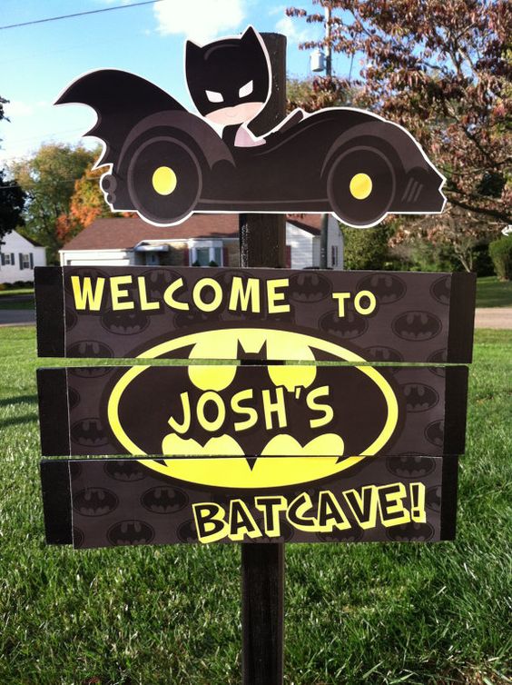 Detalles personalizados para fiesta temática de Batman