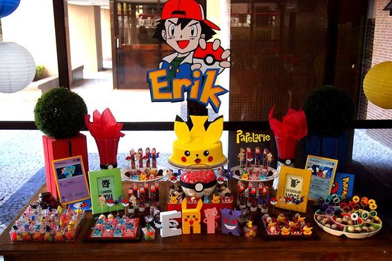 40 Lindas ideas de decoración para Fiesta de Pokemon  Decoración de  fiestas infantiles, Decoracion fiesta, Cumpleaños de pokemon