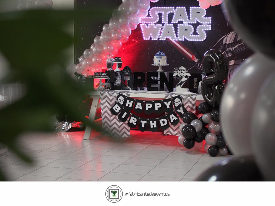 Decoración de un cumpleaños de Star Wars