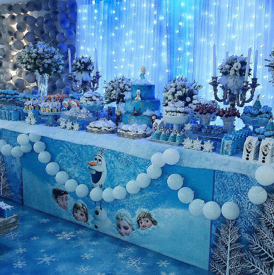  Fiesta temática de Frozen con la mejor decoración e ideas originales