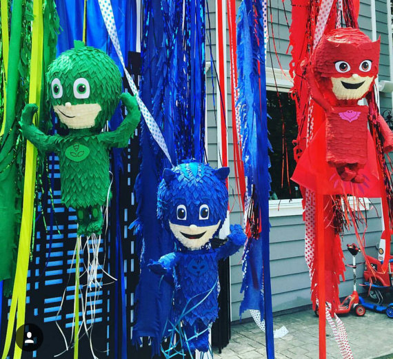 Nuevo significado Tropezón cocina Piñatas Modernas para Fiestas infantiles de niños y niñas, con el personaje  o de números