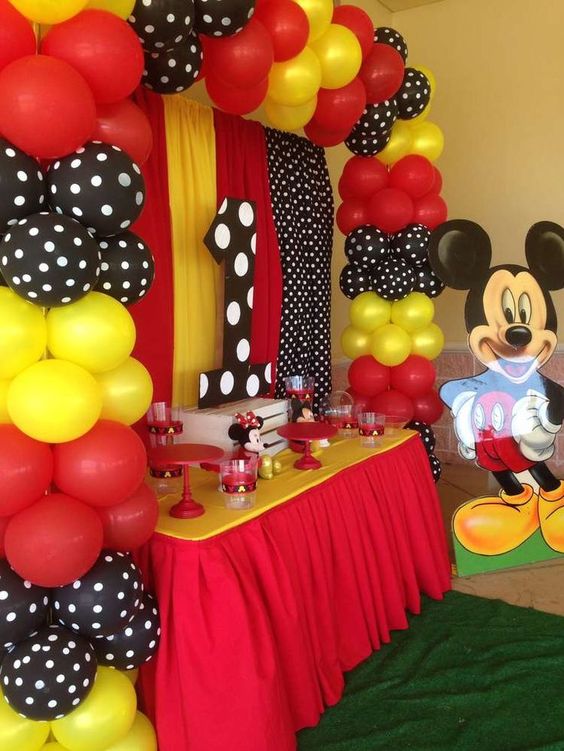 decoracion de mickey mouse para fiestas (2)