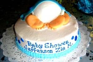 Pasteles para baby shower de niño
