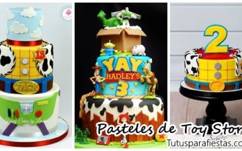 Diseños de pasteles para fiesta de Toy Story