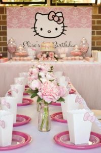 Fiesta infantil con tema de Hello Kitty (17)
