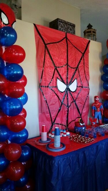  Ideas para organizar fiesta de spiderman -