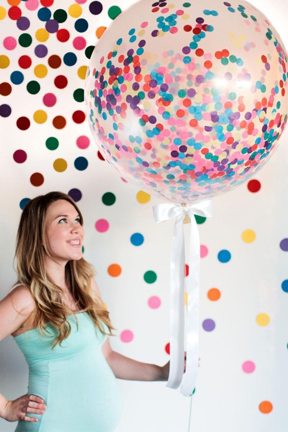 DIY Como hacer globos con confeti 