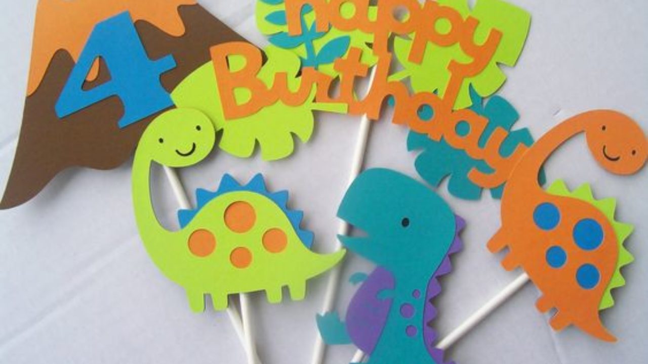 Decoración de dinosaurios para cumpleaños -