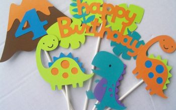 Decoración de dinosaurios para cumpleaños