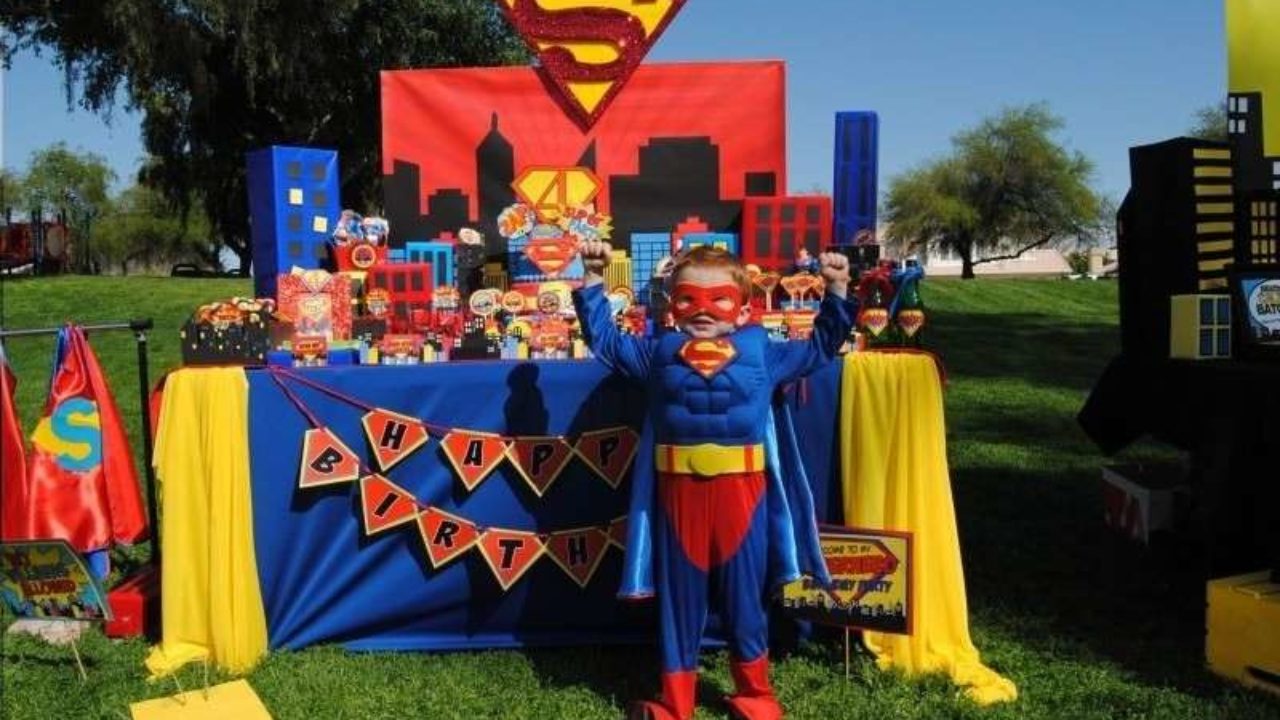 Cumpleaños de Superman para niños -