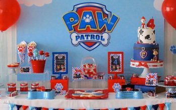 Decoración de Paw Patrol para cumpleaños