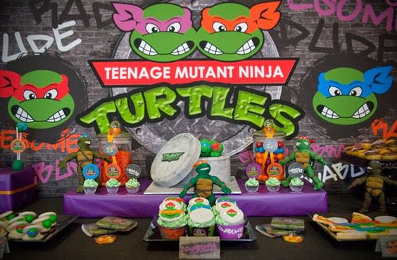 ¡Fiesta Temática de las Tortugas Ninjas!