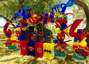 Fiesta de superhéroes para niños