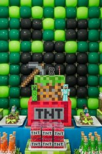 Como hacer una fiesta de Minecraft