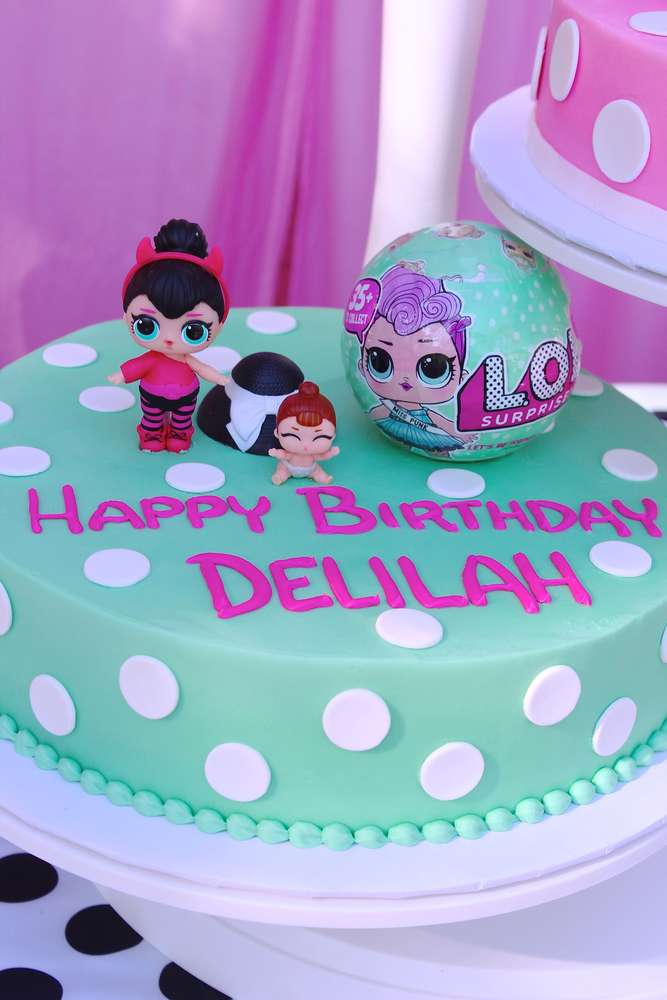 birthday cake theme doll lol a floor (8)