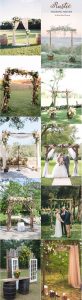 boda civil al aire libre