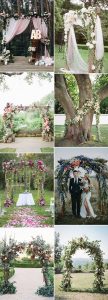 boda civil en jardin