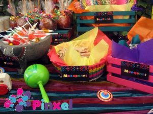 decoracion mesa de dulces fiesta mexicana coco