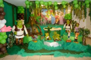Ideas para decorar una fiesta infantil de shrek