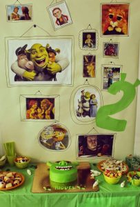 Ideas para decorar una fiesta infantil de shrek5