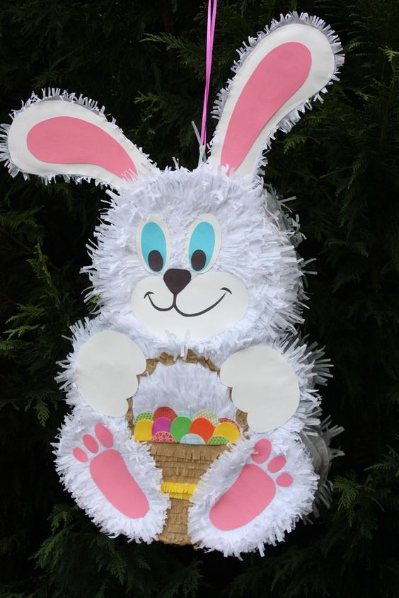 Piñatas para fiesta infantil de conejos