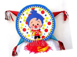 Piñatas para fiesta tematica infantil de plim plim