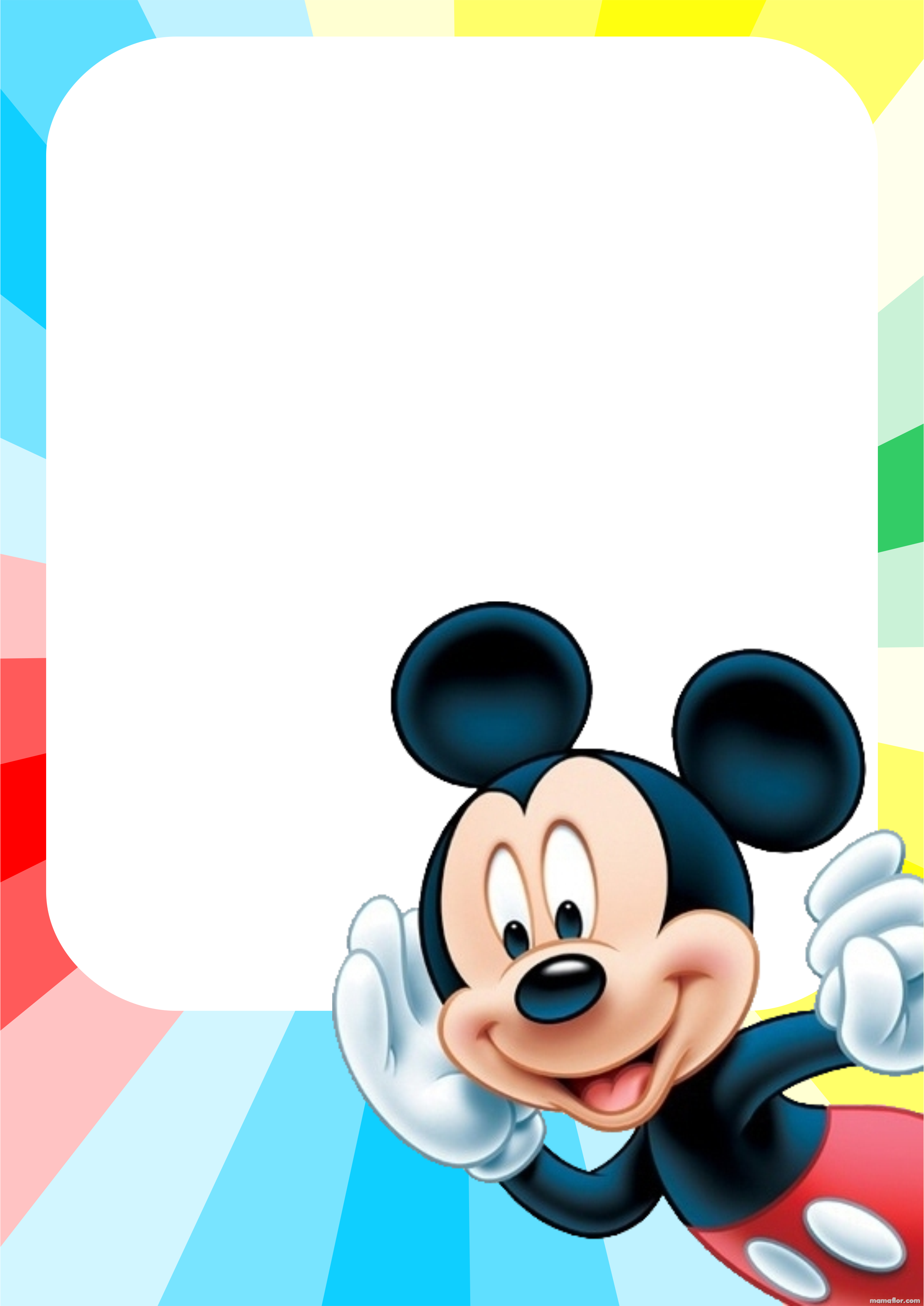 invitaciones de Mickey Mouse Gratis