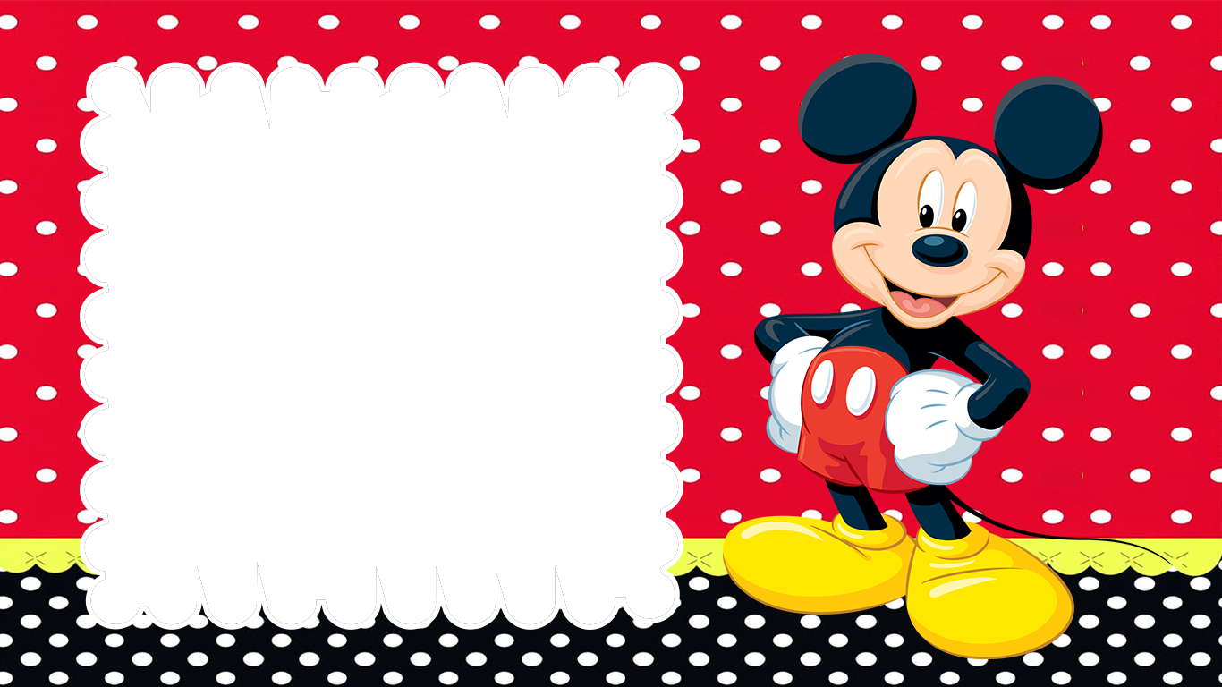 invitaciones de Mickey Mouse Gratis