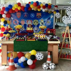 Fiesta infantil con tema de futbol