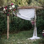 arco para boda al aire libre