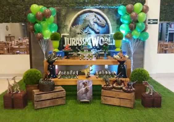 Fiesta de dinosaurios - cumpleaños con tema de dinosaurio para niño