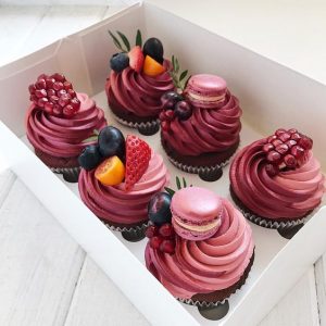 cupcakes de cumpleaños para mujeres