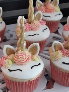 cupcakes de unicornio