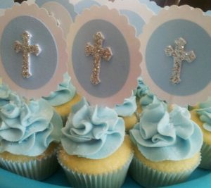 cupcakes para primera comunion