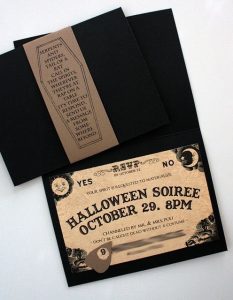 Invitaciones para fiesta temática de halloween