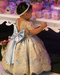 vestido de fiesta para niña de 3 años